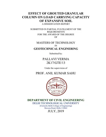 Más sobre Efecto de la Columna Granular Inyectada en la Capacidad de Carga de Suelos Expansivos