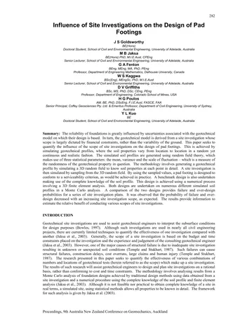 Más sobre Influencia de las Investigaciones del Sitio en el Diseño de Cimientos Aislados